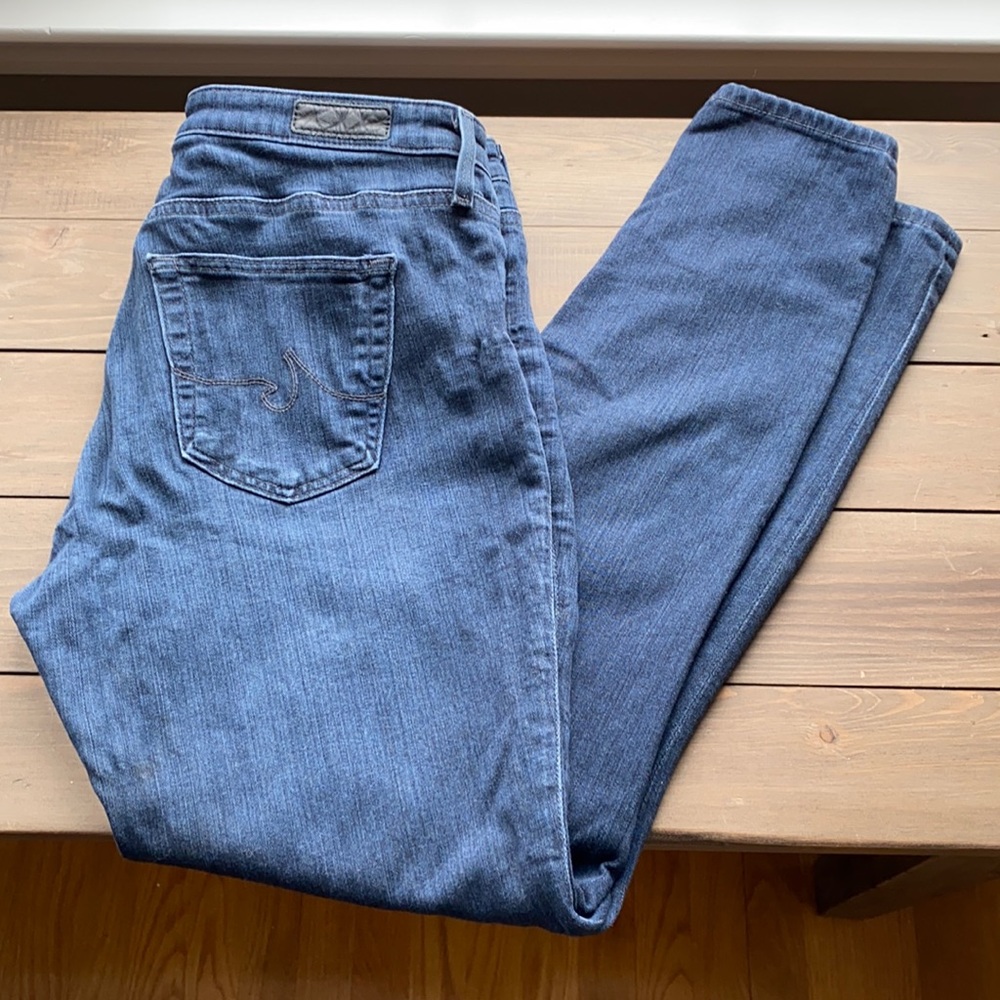 EUC Adriano Goldschmied legging ankle jeans sz 28R